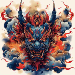 shadow-demon – tattoo design ideas free ai generated – phantom – for-shoulder – Gallery: demons-inkby-ai