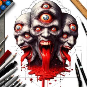 demons tattoo design ideas vivid hallucination dark aura for ankle