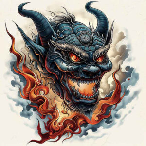 demons tattoo design ideas Realism natural contrast demonic wings for side torso