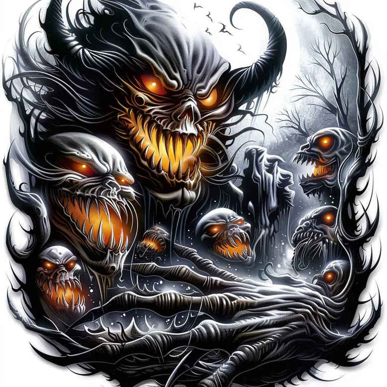 demons tattoo design ideas Surrealism chromatic flux demonic wings for upper back