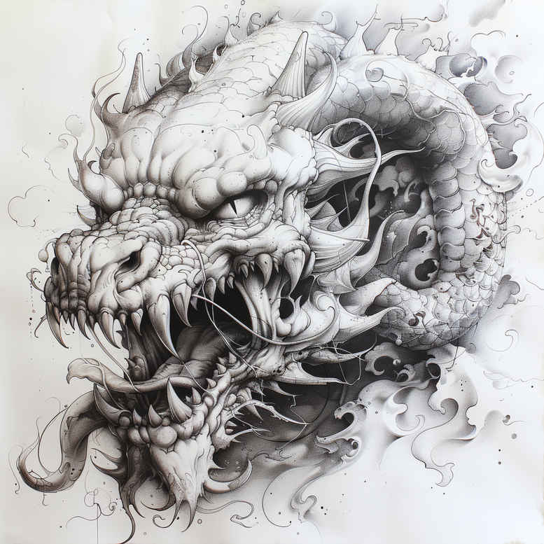 demons tattoo design ideas rich blacks detailed shading for elbow