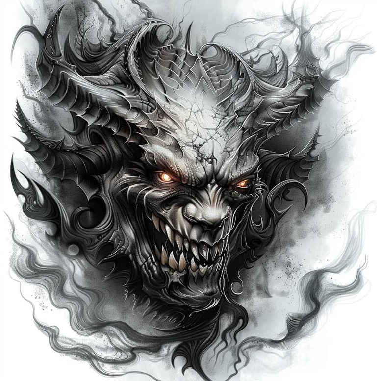 demons tattoo design ideas high-resolution fear embodying strength