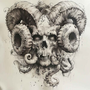 demons tattoo design ideas Realism contrast play fear shows determination