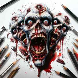 demons tattoo design ideas Surrealism metamorphosis fierce for biceps