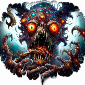 demons tattoo design ideas Surrealism shimmering forms gothic art for upper shoulder