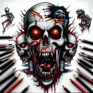 demons tattoo design ideas Surrealism bizarre gothic art meaning resilience