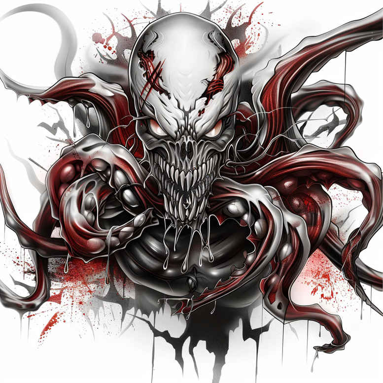demons tattoo design ideas Realism skin texture gothic for shoulder blade