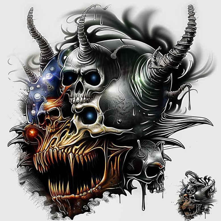 demons tattoo design ideas classic shading mystical represents perseverance