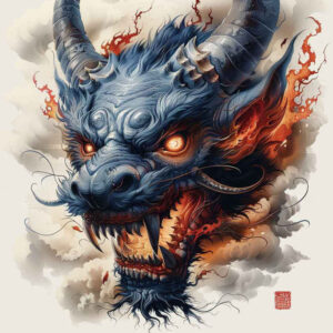 demons tattoo design ideas Realism seamless blend mythical embodying courage