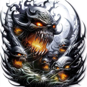 demons tattoo design ideas saturated mythical resilience and power