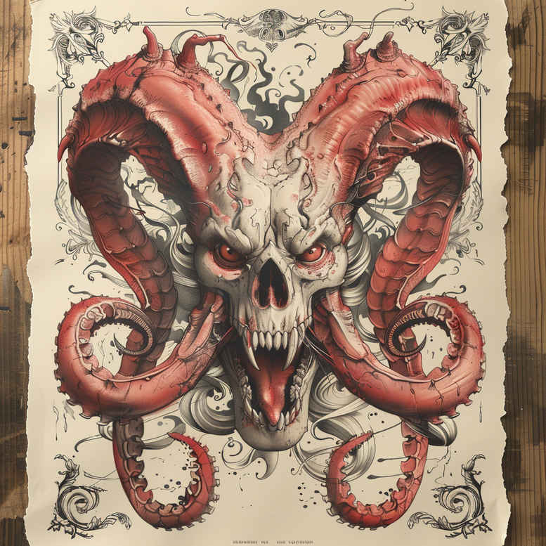 demons tattoo design ideas Realism clean background sharp claws for ankle