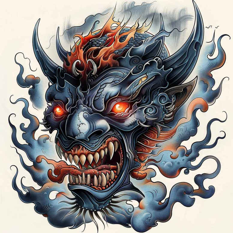 demons tattoo design ideas modern twist sharp claws for arm