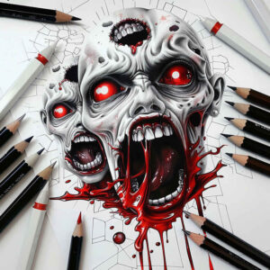demons tattoo design ideas Realism optical depth sinister for inner arm