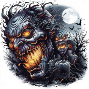 demons tattoo design ideas 3D-rendered tribal motifs for foot