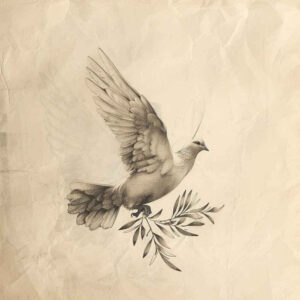 delicate-dove – tattoo design ideas free ai generated – realism-light-play – for-neck – Gallery: doves-inkby-ai