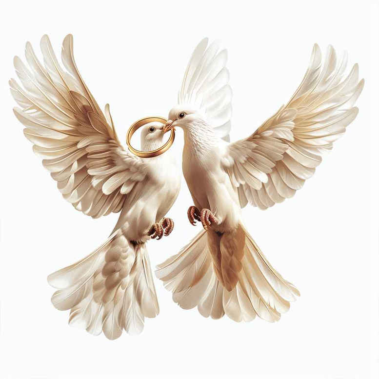dove-and-fire – tattoo design ideas free ai generated – neotraditional-artistic-shading – for-sternum – Gallery: doves-inkby-ai