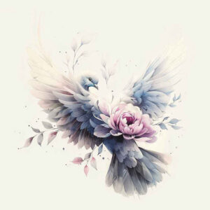 dove-and-fire – tattoo design ideas free ai generated – realism-lifelike-eyes – for-lower-leg – Gallery: doves-inkby-ai