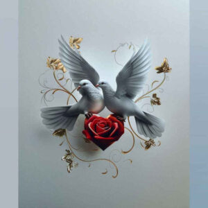 dove-and-hope – tattoo design ideas free ai generated – neotraditional-dynamic-color – for-heel – Gallery: doves-inkby-ai