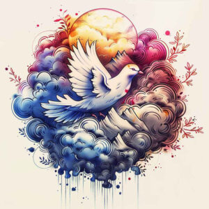 dove-as-sign – tattoo design ideas free ai generated – neotraditional-soft-shadows – for-biceps – Gallery: doves-inkby-ai