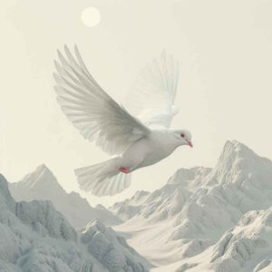 dove-in-detail – tattoo design ideas free ai generated – neotraditional-subtle-tone – for-knee – Gallery: doves-inkby-ai