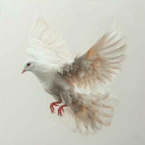 dove-in-natural-form – tattoo design ideas free ai generated – realism-depth-shading – for-toe – Gallery: doves-inkby-ai