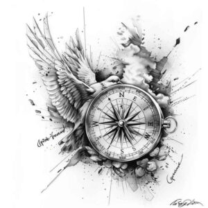 dove – tattoo design ideas free ai generated – neotraditional-artistic-contrast – for-triceps – Gallery: doves-inkby-ai