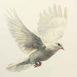 doves tattoo design ideas fine-line flowing wings for lower back