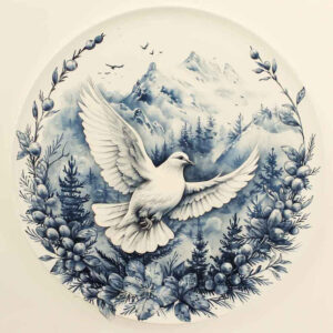 doves tattoo design ideas detailed linework light shadows symbolising determination