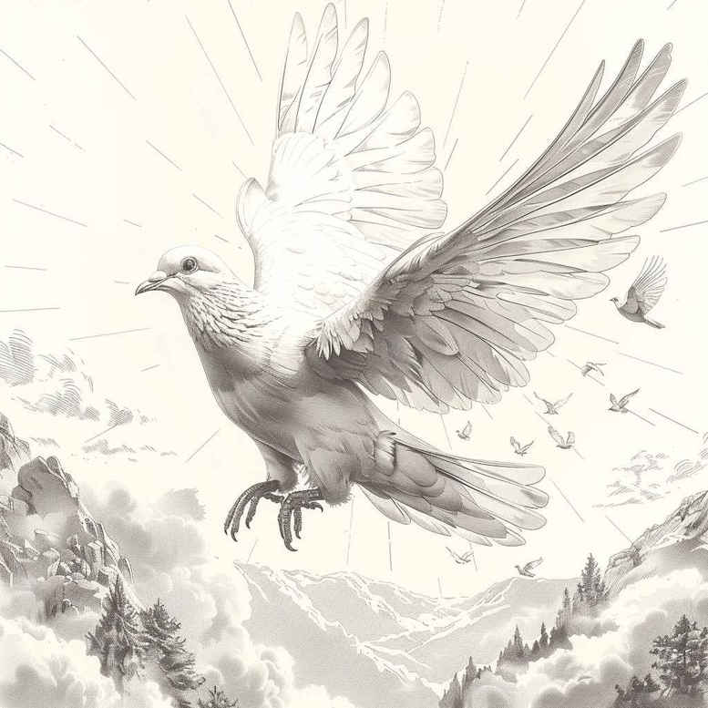 doves tattoo design ideas hyperrealistic micro tattoo symbolising strength