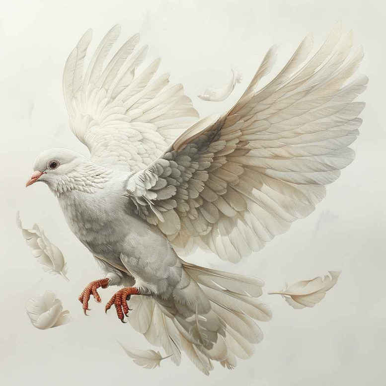 doves tattoo design ideas Surrealism floating elements minimalist represents courage