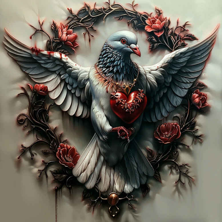 doves tattoo design ideas classic shading spiritual perseverance and power