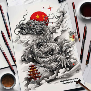 dragon-design – tattoo design ideas free ai generated – paranormal – for-hand – Gallery: dragons-inkby-ai