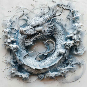 dragon-mythology – tattoo design ideas free ai generated – unsettling – for-upper-chest – Gallery: dragons-inkby-ai