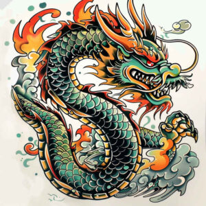 dragon-power – tattoo design ideas free ai generated – petrified – for-toe – Gallery: dragons-inkby-ai
