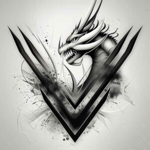 dragon-protector – tattoo design ideas free ai generated – broken – for-spine – Gallery: dragons-inkby-ai