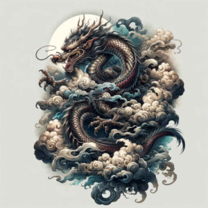 dragon-spirit-animal – tattoo design ideas free ai generated – horror – for-biceps – Gallery: dragons-inkby-ai