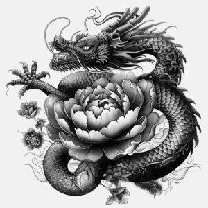 dragon-tattoo – tattoo design ideas free ai generated – odd – for-fingers – Gallery: dragons-inkby-ai