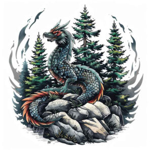 dragon-with-claws – tattoo design ideas free ai generated – gothic – for-outer-arm – Gallery: dragons-inkby-ai