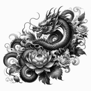 japanese-dragon – tattoo design ideas free ai generated – void – for-triceps – Gallery: dragons-inkby-ai