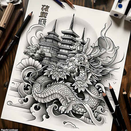 dragons tattoo design ideas modern classic ancient symbolising resilience