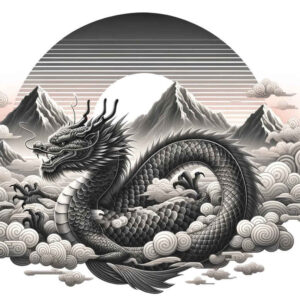 dragons tattoo design ideas Surrealism imaginative curved body endurance and power