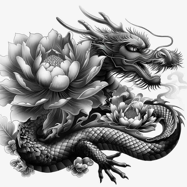 dragons tattoo design ideas ornate detailed anatomy shows strength