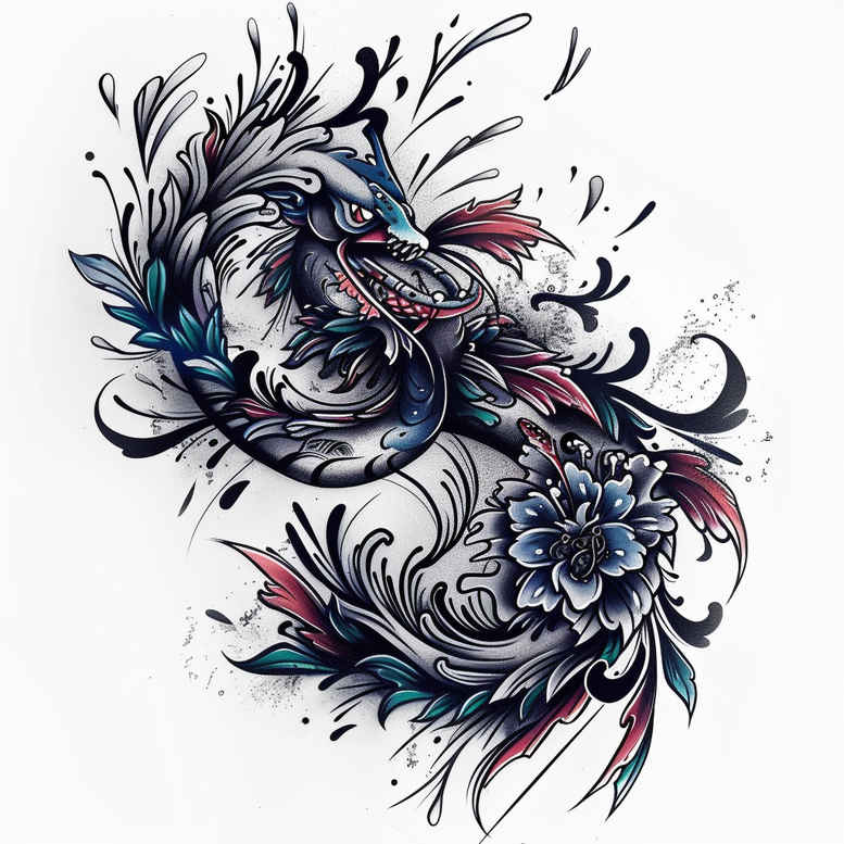 dragons tattoo design ideas Realism high-resolution tattoo detailed claws for nape