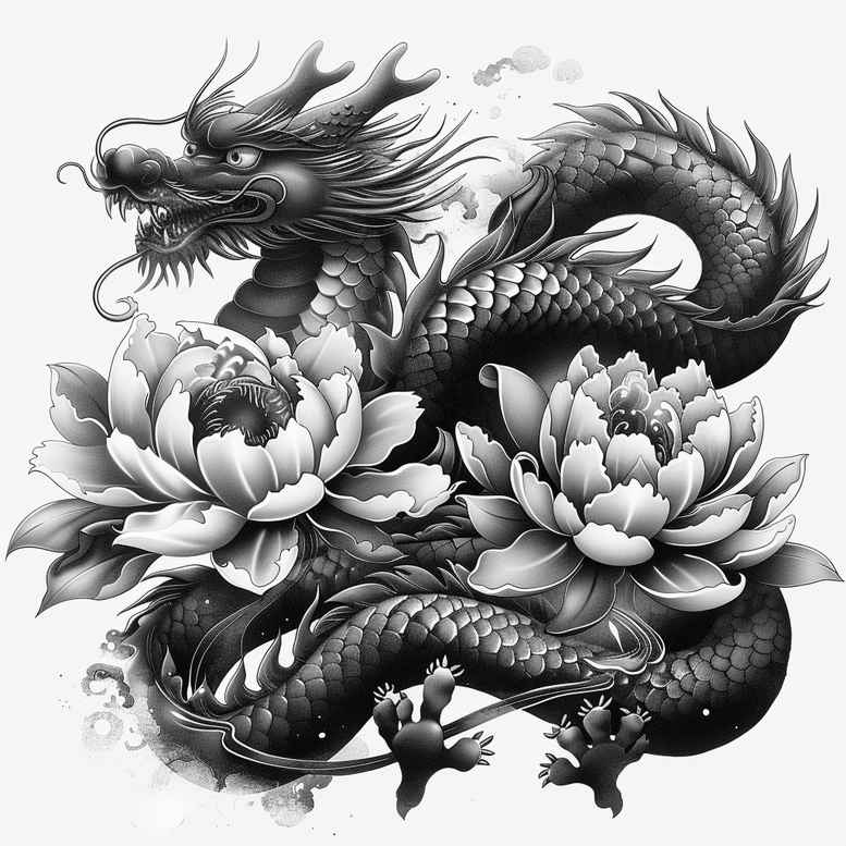dragons tattoo design ideas lifelike fantasy art for elbow
