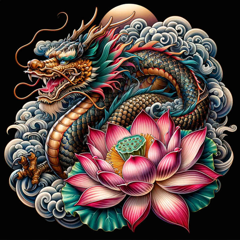 dragons tattoo design ideas realistic movement fantasy creature shows endurance