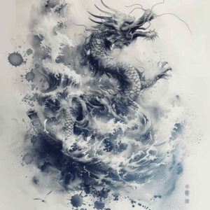 dragons tattoo design ideas spectral hues fantasy embodying strength