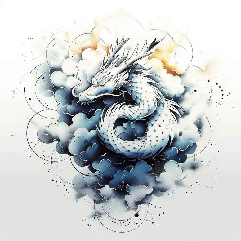 dragons tattoo design ideas unreal light fierce expression meaning determination