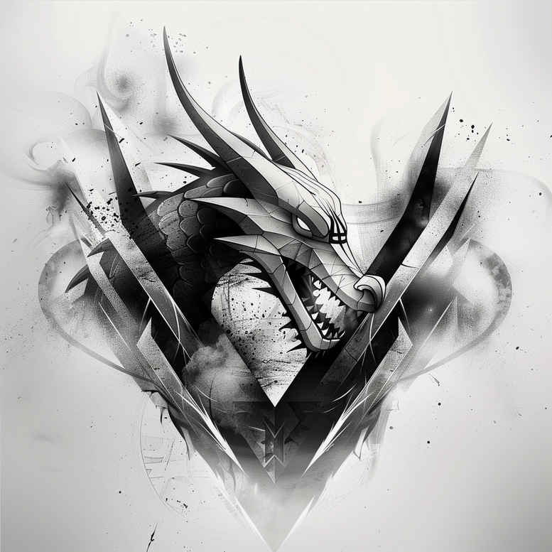 dragons tattoo design ideas dynamic shapes fierce eyes meaning determination