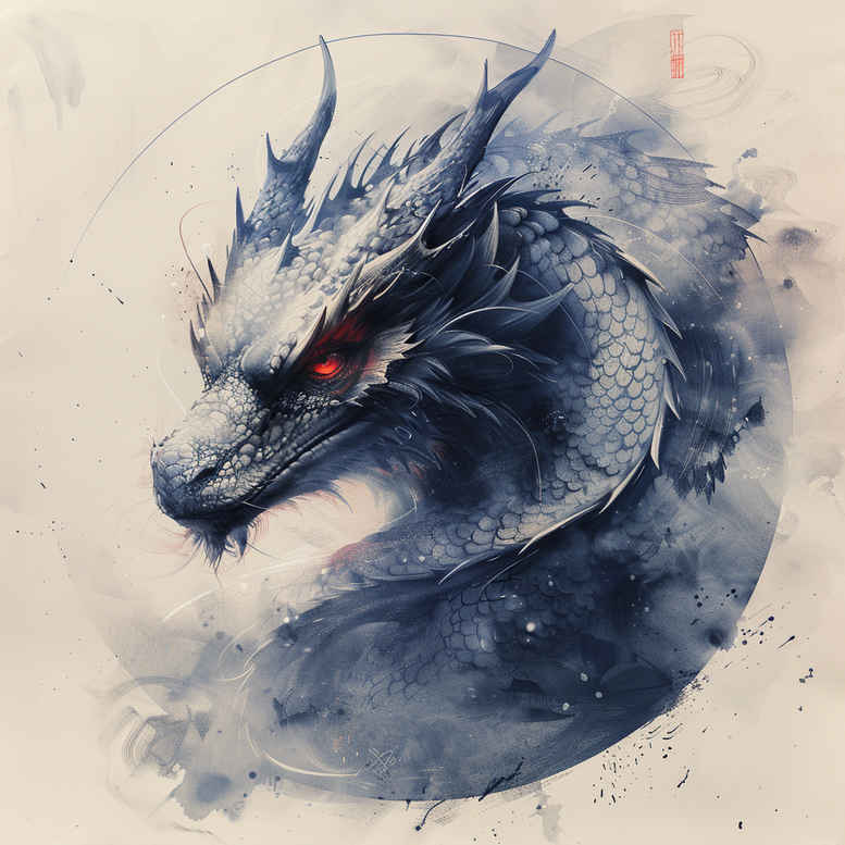 dragons tattoo design ideas Surrealism imperfect symmetry fierce for ankle