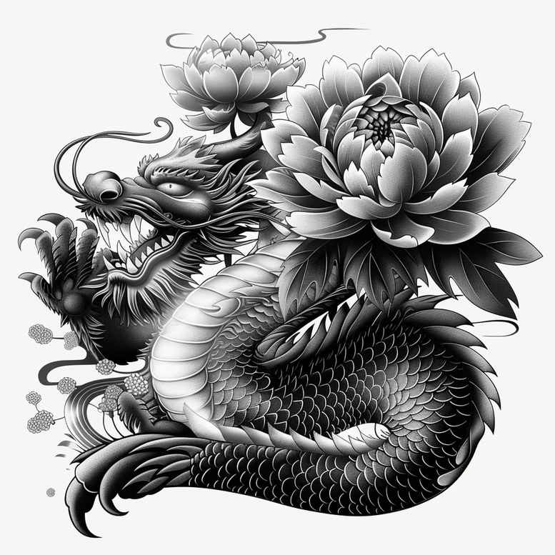 dragons tattoo design ideas bold motifs fire breath for palm